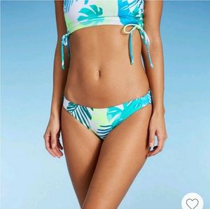 Xhilaration juniors bikini set leaf print size S